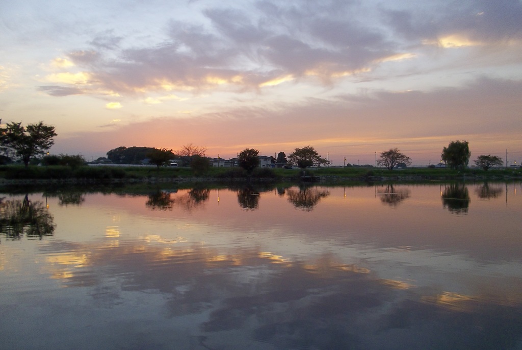 2015/10/03_柴山沼の夕暮れ