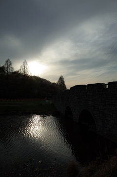 2016/04/09_花の丘農林公苑の夕暮れ