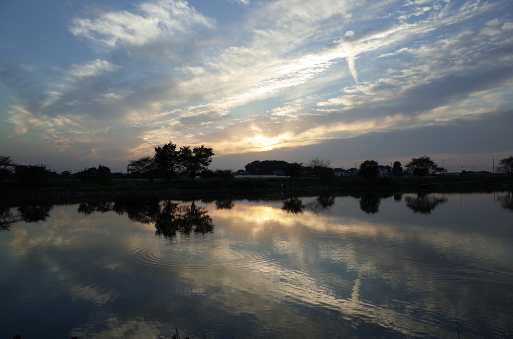 2015/10/03_柴山沼の夕暮れ