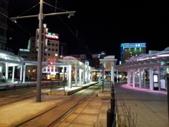 2019/04/13_夜の福井鉄道福井駅