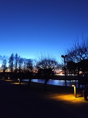 2016/12/30_さきたま古墳公園の夕暮れ