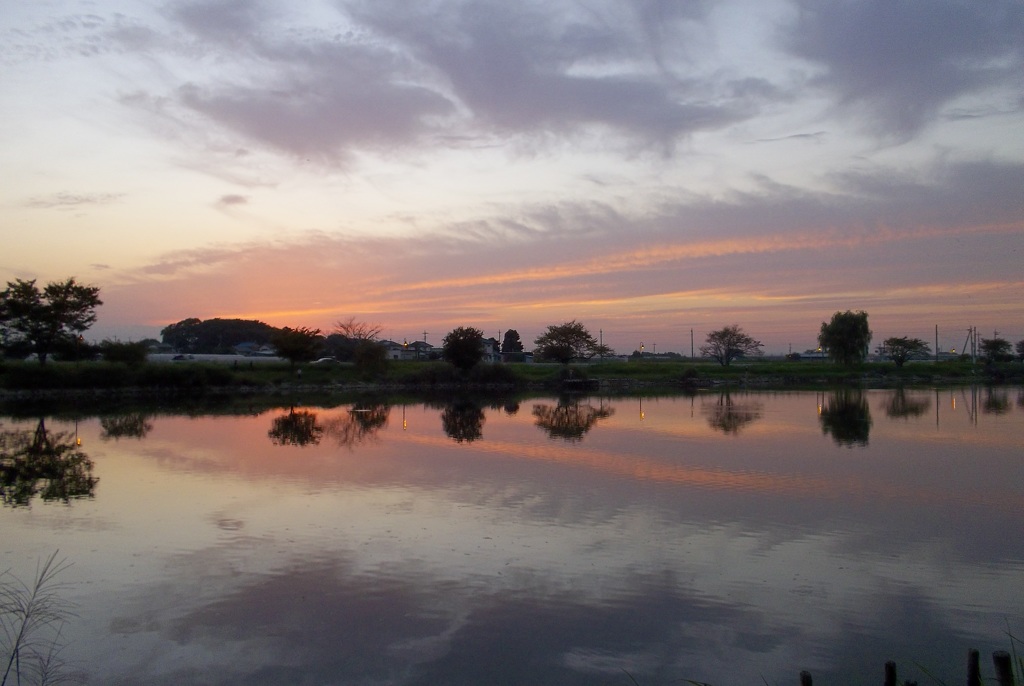 2015/10/03_柴山沼の夕暮れ
