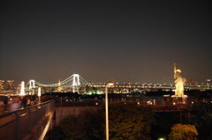 2014/04/26_夜のレインボーブリッジ・東京タワー・自由の女神