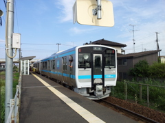 2018/07/16_長苗代駅に八戸駅方面から列車到着