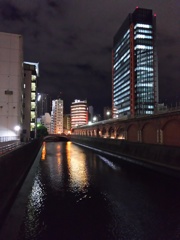 2017/02/23_昌平橋から神田川の夜景