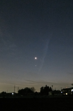 2015/02/21_夕空に月