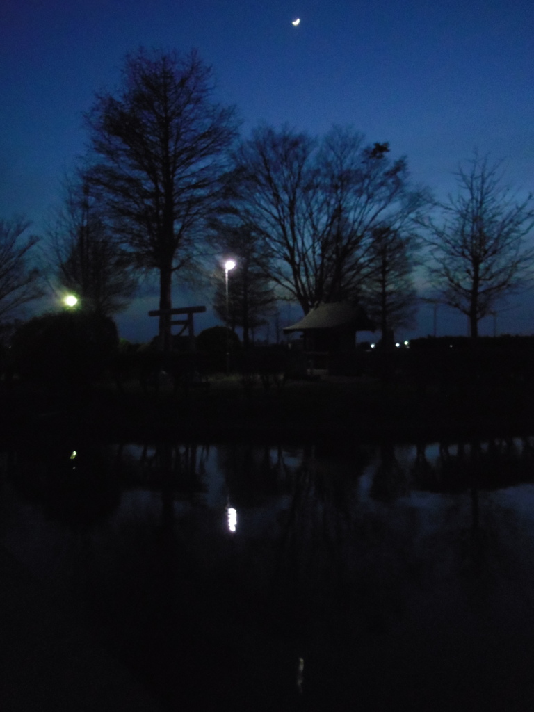 2016/04/10_川里中央公園の夕暮れ