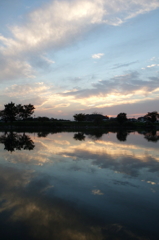 2015/10/03_柴山沼の夕暮れ