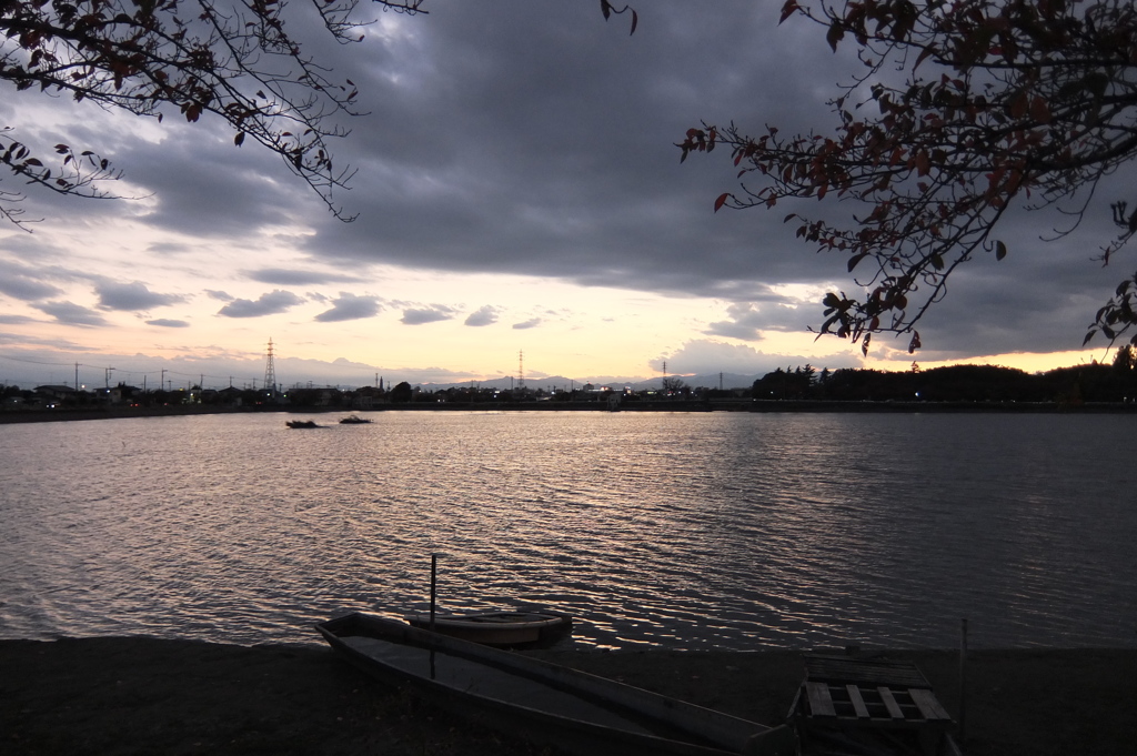 2014/11/03_伊佐沼の夕暮れ