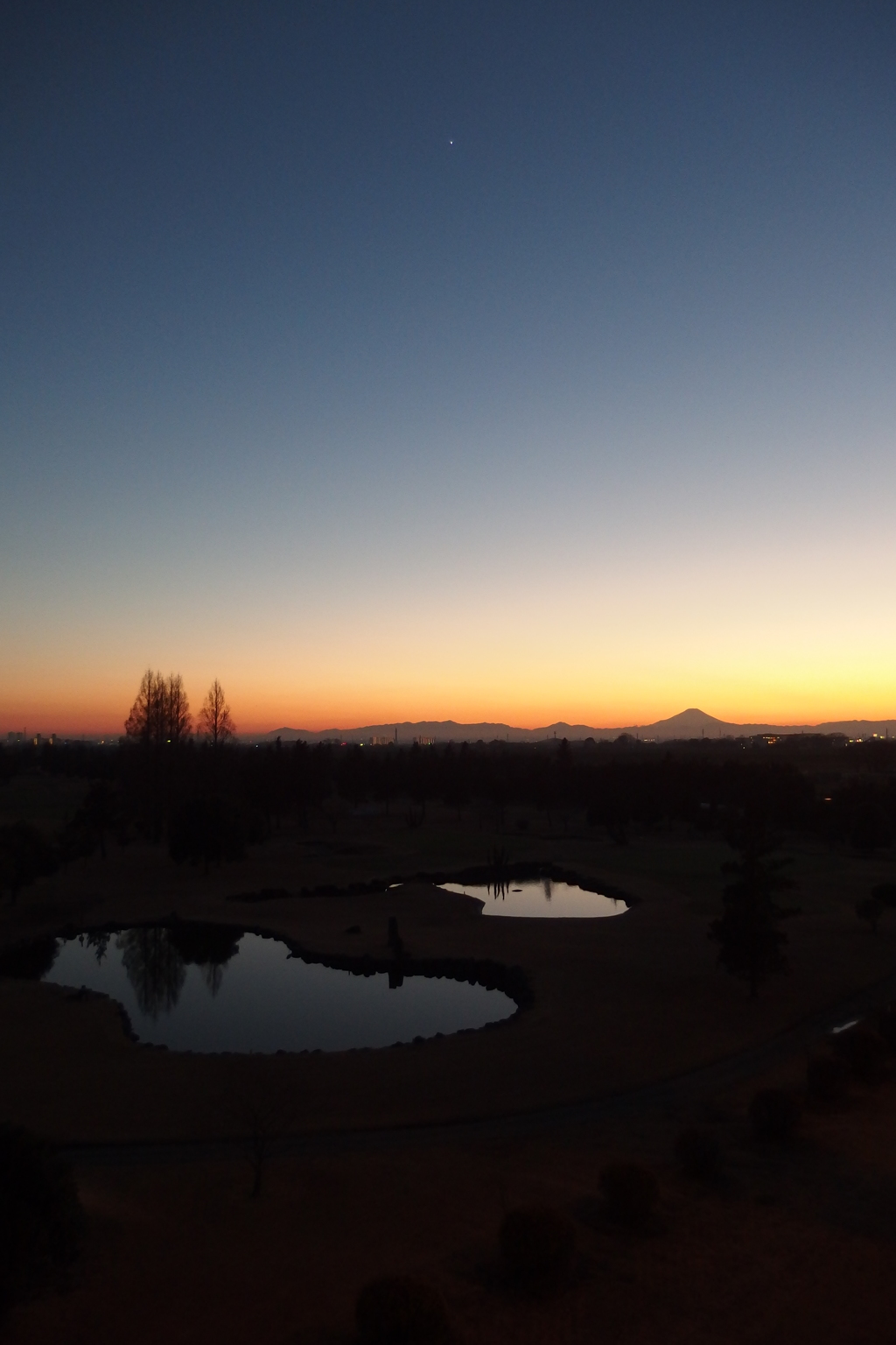 2016/12/29_荒川河川敷の夕暮れ