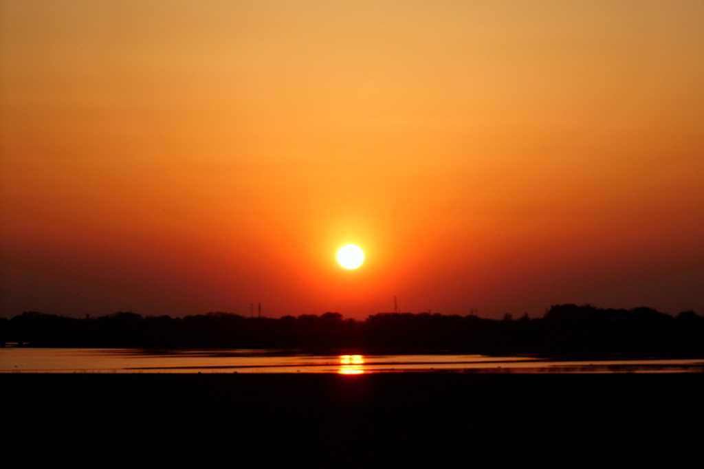 2015/03/28_渡良瀬遊水地の夕日