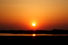 2015/03/28_渡良瀬遊水地の夕日