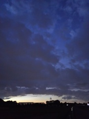 2016/10/23_曇天の夕暮れ