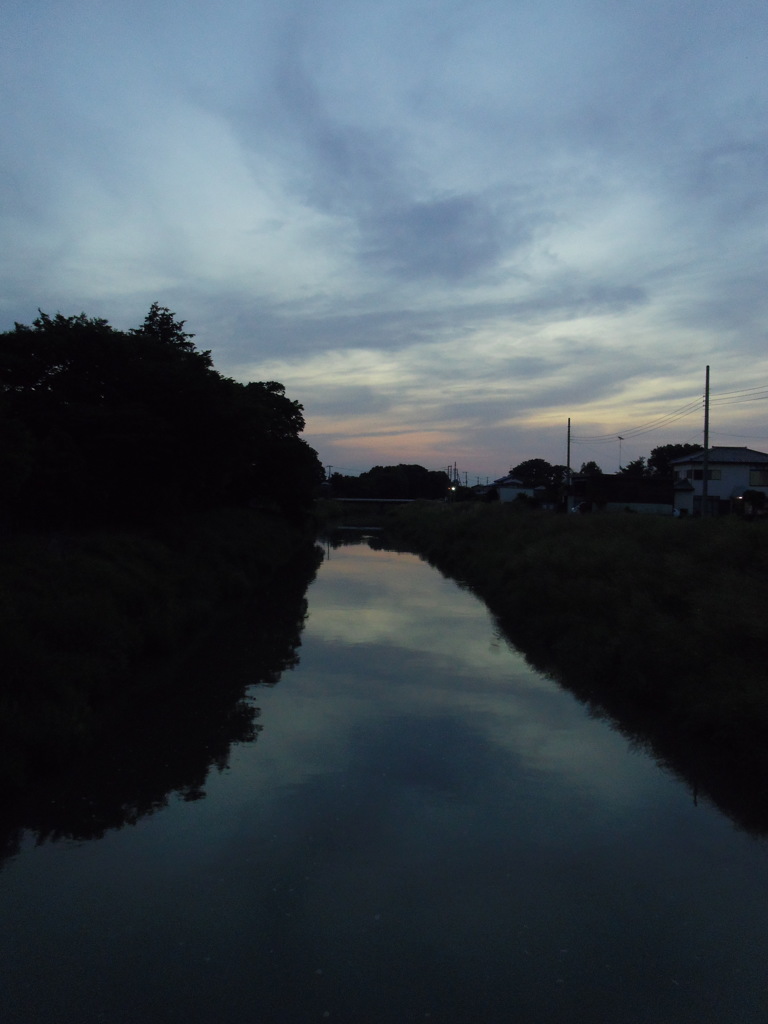 2017/05/21_野通川の夕暮れ