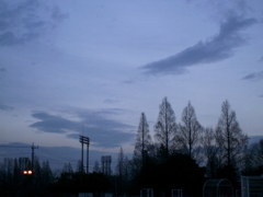 2016/02/13_伊奈町制施行記念公園の夕暮れ