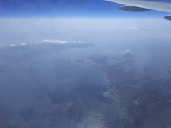 2017/03/11_機窓風景 大隅半島と薩摩半島