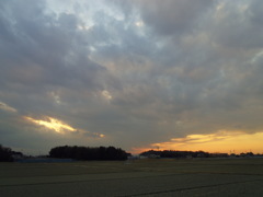 2017/02/25_田園の夕暮れ