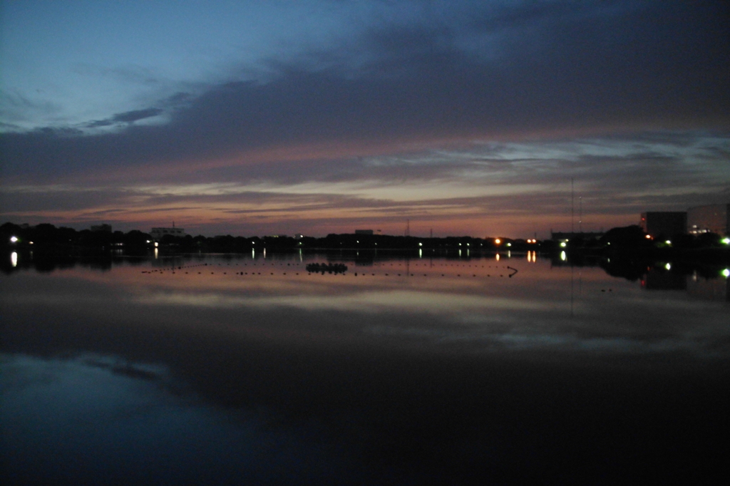 2015/10/03_昭和沼の夕暮れ
