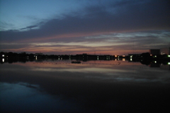 2015/10/03_昭和沼の夕暮れ