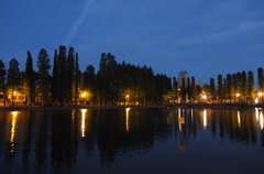 2014/05/18_夕暮れの別所沼公園