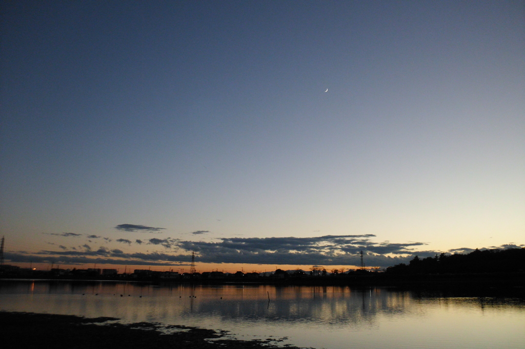 2015/11/15_伊佐沼の夕暮れ