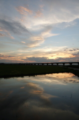 2015/07/19_水田の夕暮れ