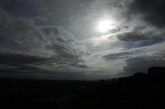 2016/05/20_アーサーズ・シートから旧市街とソールズベリー・クラッグス