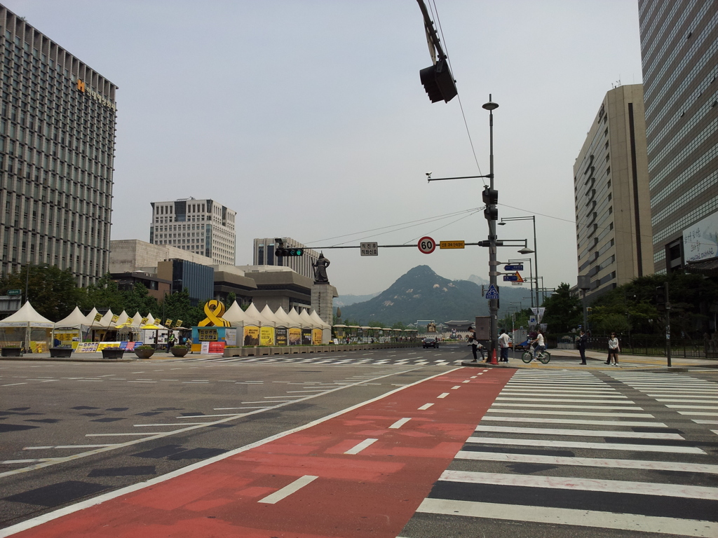 2017/06/19_世宗大路と光化門広場