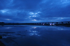 2015/06/21_水田の夕暮れ