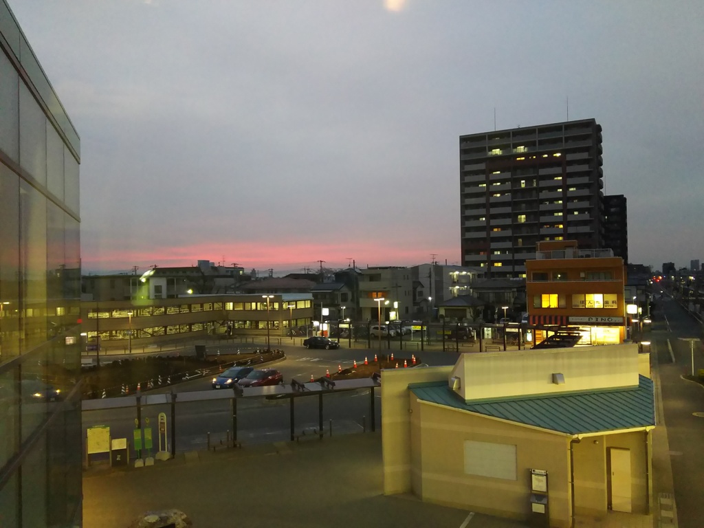 2018/03/03_北上尾駅の夕暮れ