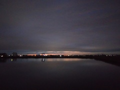 2016/11/23_溜め池の夕暮れ