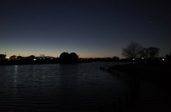 2015/01/10_山ノ神沼の夕暮れ