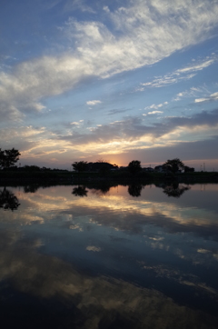 2015/10/03_柴山沼の夕暮れ