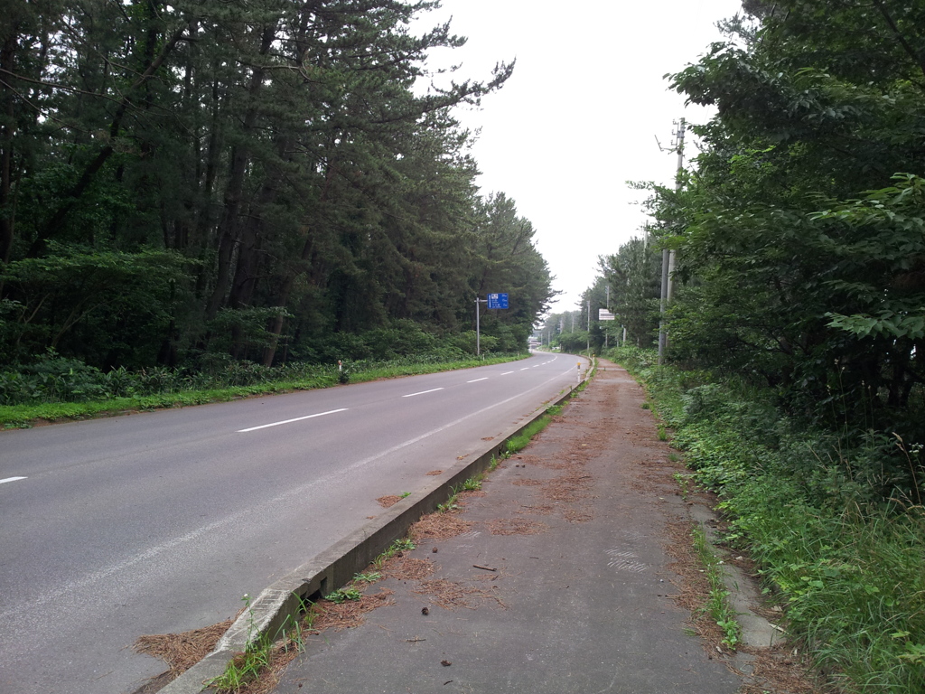 2018/07/15_県道12号線、十三湖まであと2km