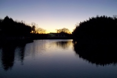 2016/01/01_堂の前池の夕暮れ 2016/01/01_堂の前池の夕暮れ