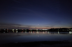 2014/12/23_伊佐沼の夕暮れ