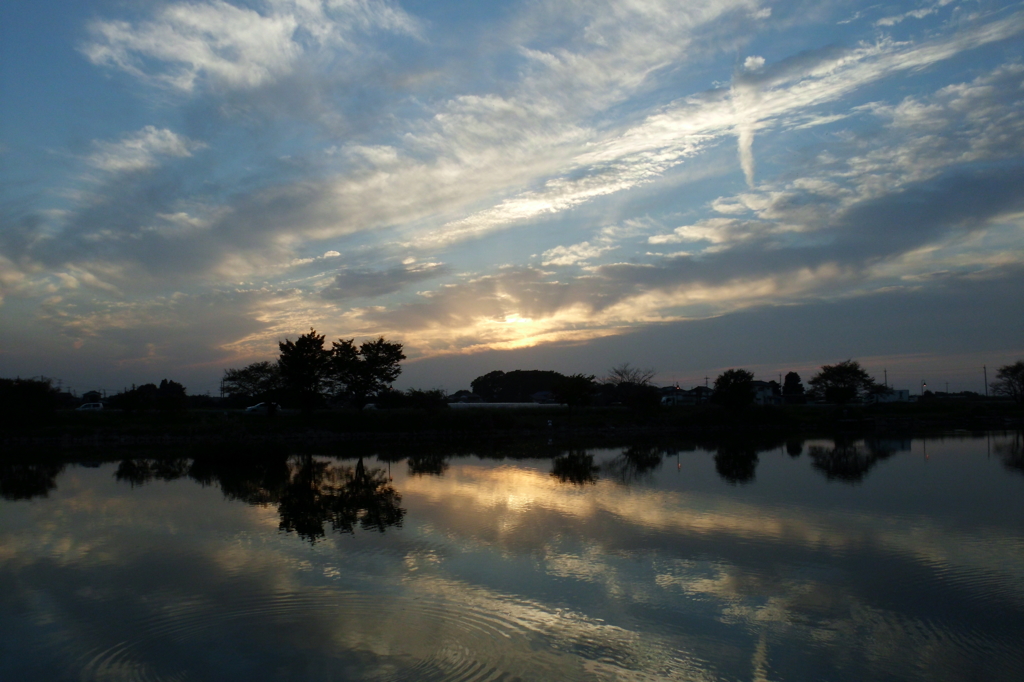 2015/10/03_柴山沼の夕暮れ