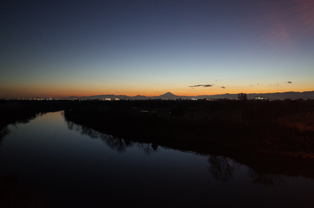 2016/12/29_荒川の夕暮れ