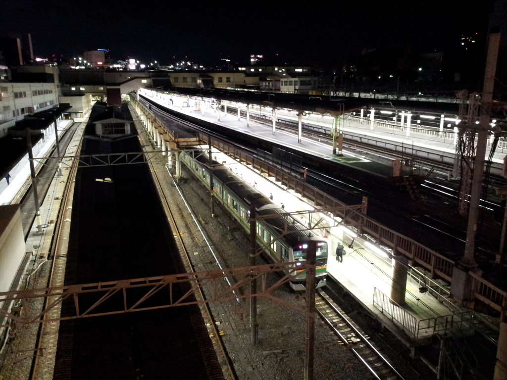 2015/12/17_夜の上野駅