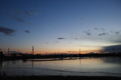 2015/01/02_伊佐沼の夕暮れ