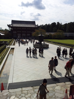 2016/10/18_東大寺 大仏殿から中門を望む
