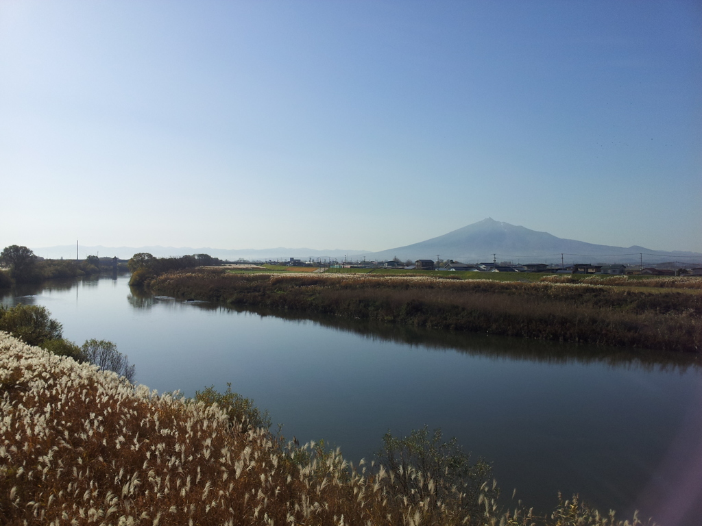 2016/11/14_岩木川と岩木山