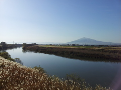 2016/11/14_岩木川と岩木山