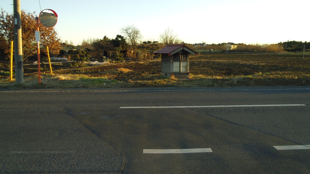 2013/01/04_畑の中の社