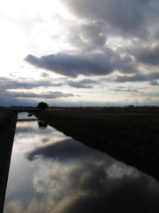 2017/05/14_ 野通川に雲