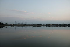 2015/09/27_伊佐沼の夕暮れ