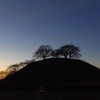 2013/12/08_夕暮れの丸墓山古墳