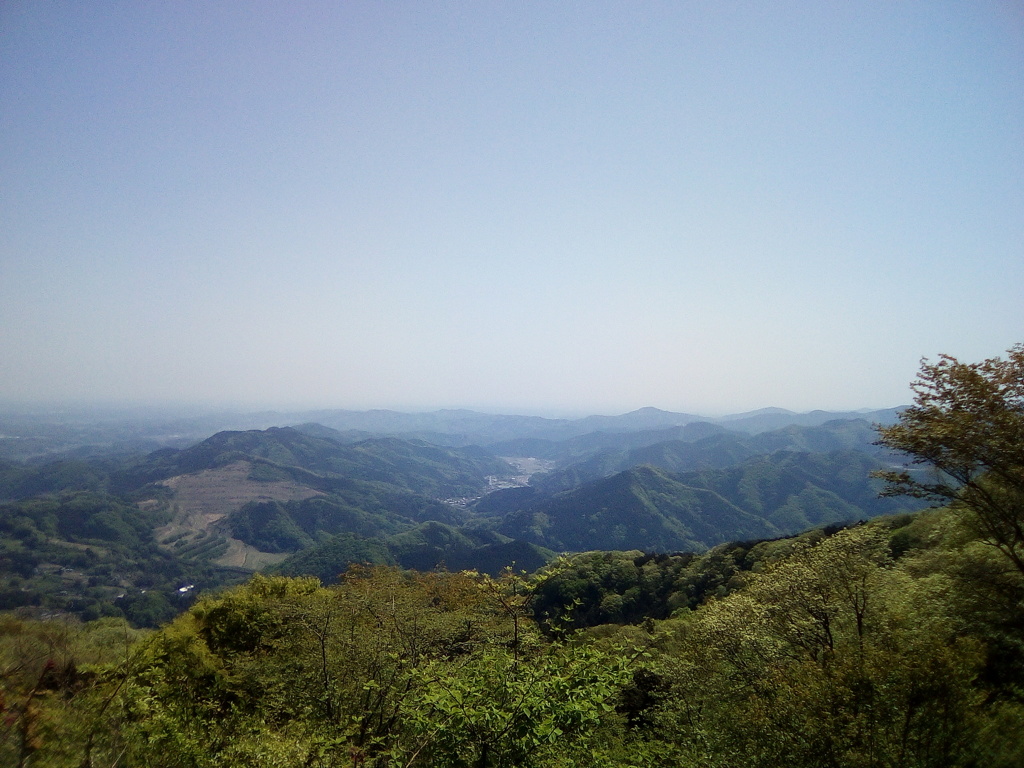 2018/04/22_皇鈴山山頂からの眺め