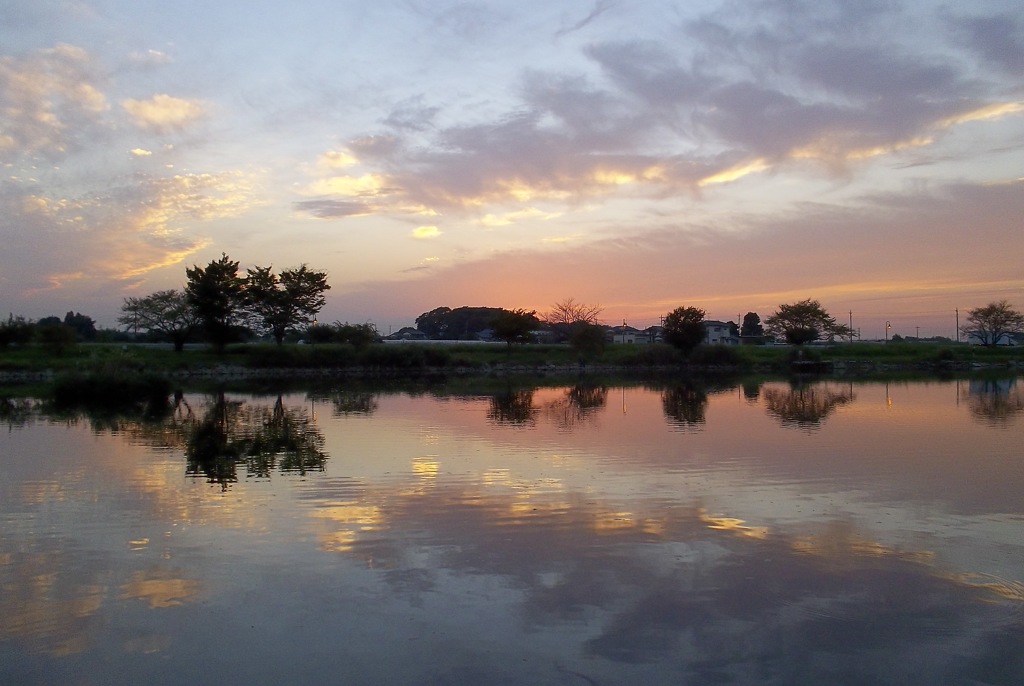 2015/10/03_柴山沼の夕暮れ
