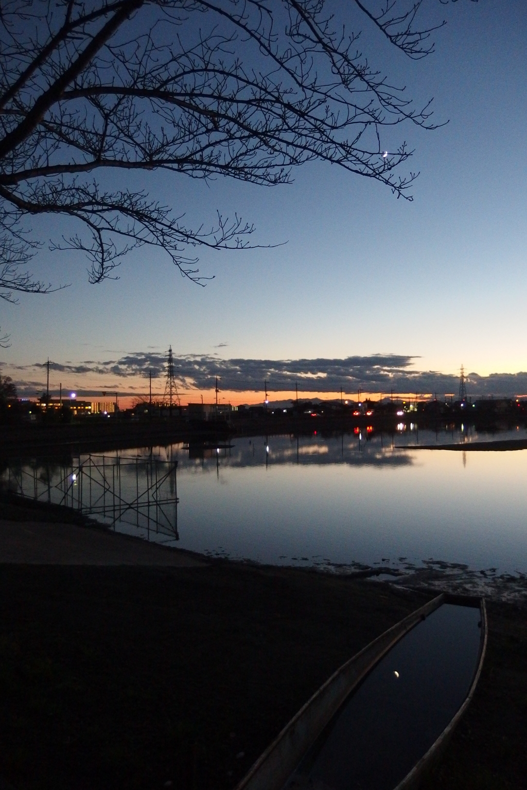 2015/11/15_伊佐沼の夕暮れ